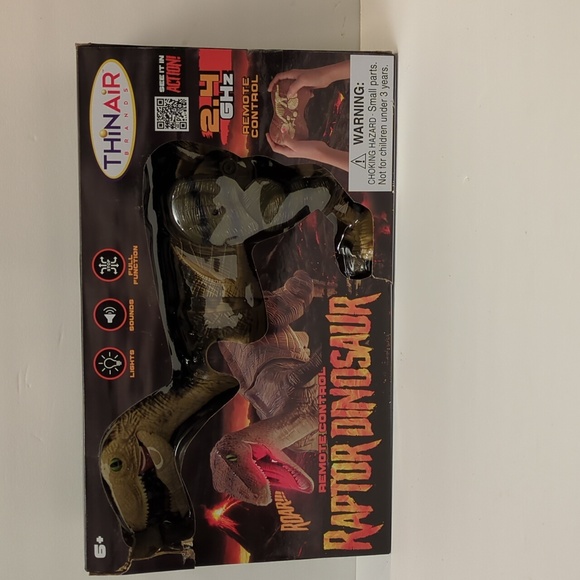 Remote Control Raptor Dinosaur (NWOT) - Picture 2 of 3